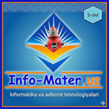 5-sinf Informatika va AT 2-chorak CHSB №1