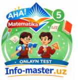 5-sinf AHA Matematika №1